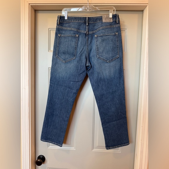 6397 Button Fly Jeans Women’s Size 29  Medium Wash Distressed - Picture 2 of 15